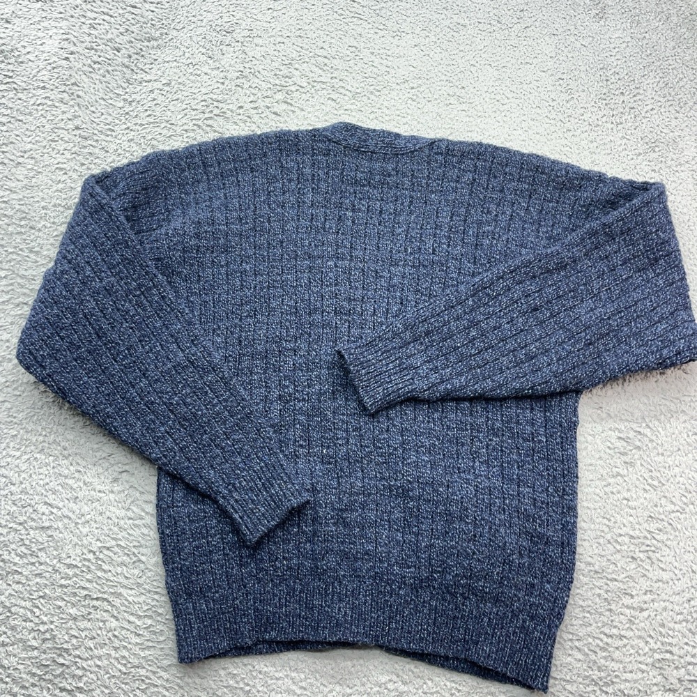 Environmental Clothing Cardigan Sweater Mens M Wool Vintage USA Made GrandpaCore - Picture 2 of 6